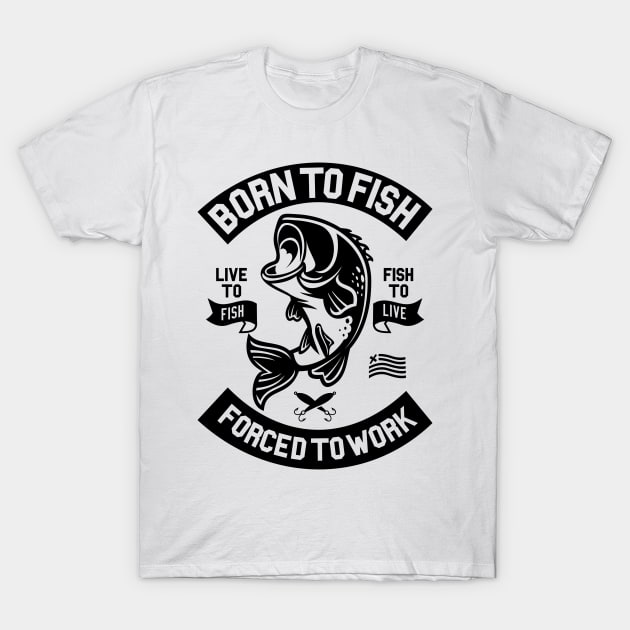 Born To Fish T-Shirt by CRD Branding